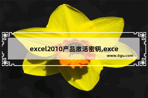 excel2010产品激活密钥,excel2013激活密钥