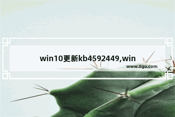 win10更新kb4592449,win10更新kb4592438