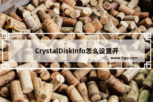 CrystalDiskInfo怎么设置开机自动运行延迟时间