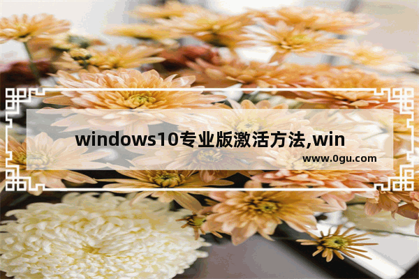 windows10专业版激活方法,win10 激活版