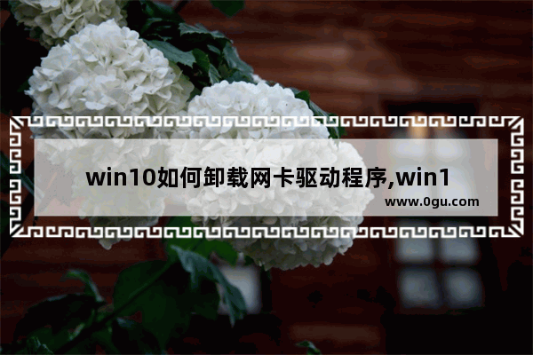 win10如何卸载网卡驱动程序,win10无线网卡驱动怎么卸载