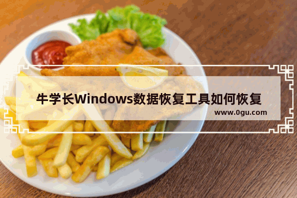 牛学长Windows数据恢复工具如何恢复c盘中的数据 牛学长Windows数据恢复工具恢复c盘中的数据方法