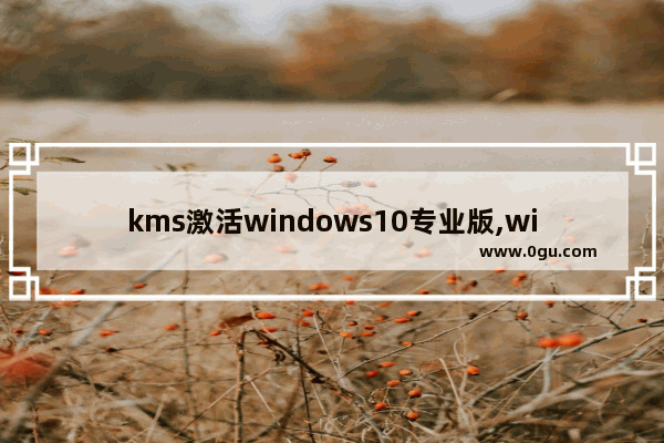 kms激活windows10专业版,win10系统产品密钥和KMS