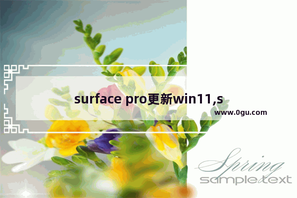 surface pro更新win11,surface pro升级win10