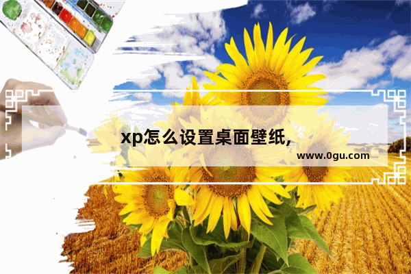 xp怎么设置桌面壁纸,