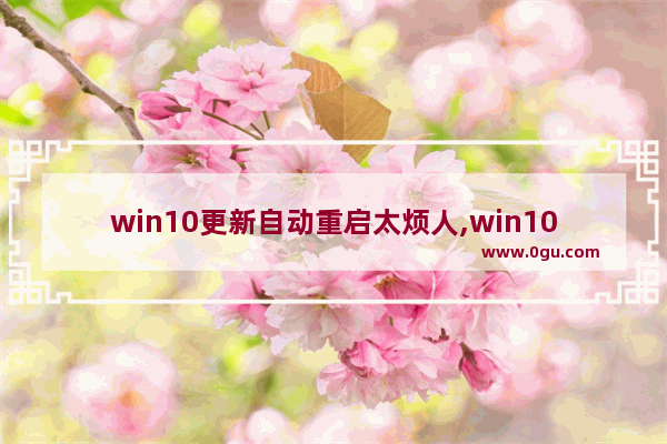 win10更新自动重启太烦人,win10老是要更新重启