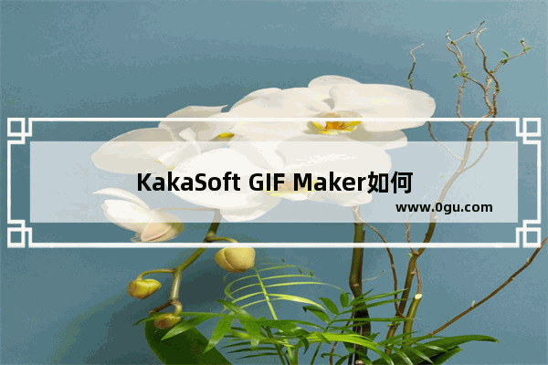 KakaSoft GIF Maker如何自动删除旧项目 KakaSoft GIF Maker自动删除旧项目的方法