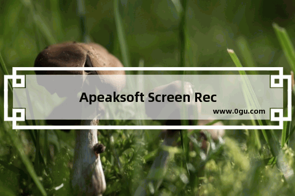 Apeaksoft Screen Recorder设置定时录制音频方法 Apeaksoft Screen Recorder如何设置定时录制音频