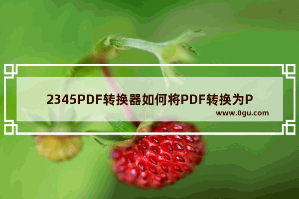 2345PDF转换器如何将PDF转换为PPT 2345PDF转换器将PDF转换为PPT方法