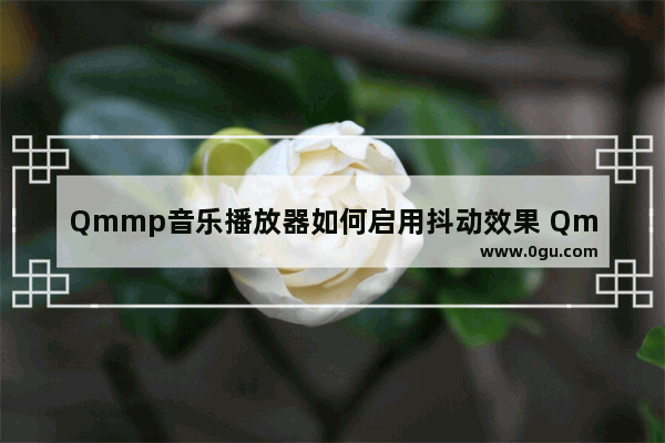 Qmmp音乐播放器如何启用抖动效果 Qmmp音乐播放器启用抖动效果的方法