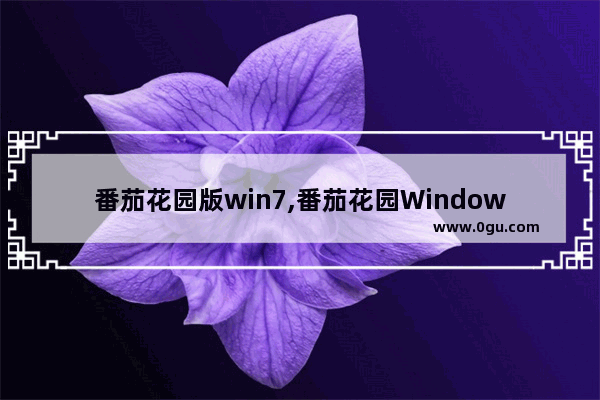 番茄花园版win7,番茄花园Windows