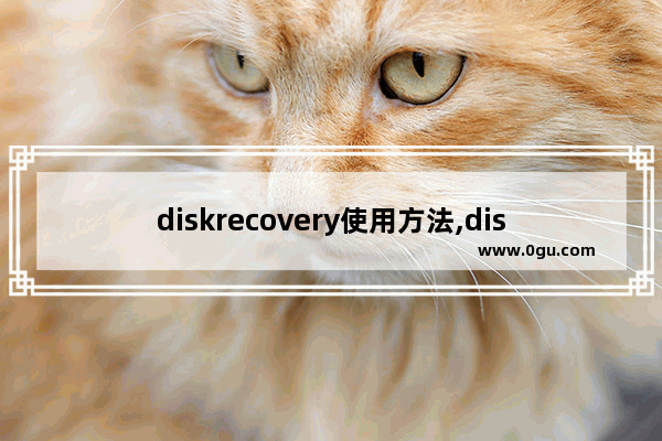 diskrecovery使用方法,disk recovery下载