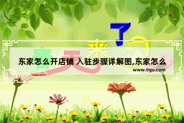 东家怎么开店铺 入驻步骤详解图,东家怎么开店铺 入驻步骤详解图片