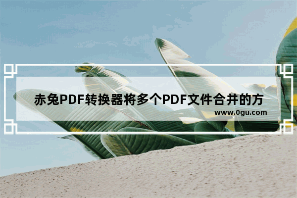 赤兔PDF转换器将多个PDF文件合并的方法 赤兔PDF转换器怎么将多个PDF文件合并