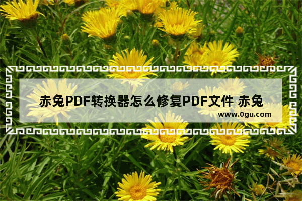 赤兔PDF转换器怎么修复PDF文件 赤兔PDF转换器修复PDF文件方法