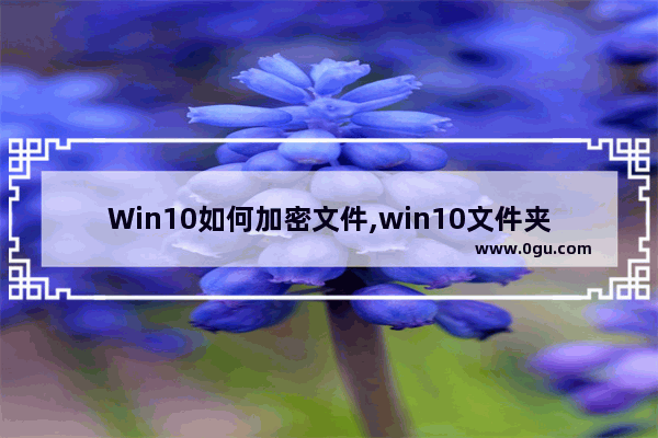 Win10如何加密文件,win10文件夹加密方法