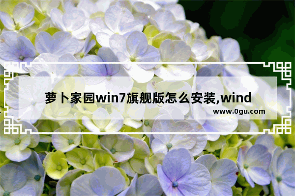 萝卜家园win7旗舰版怎么安装,windows7萝卜家园