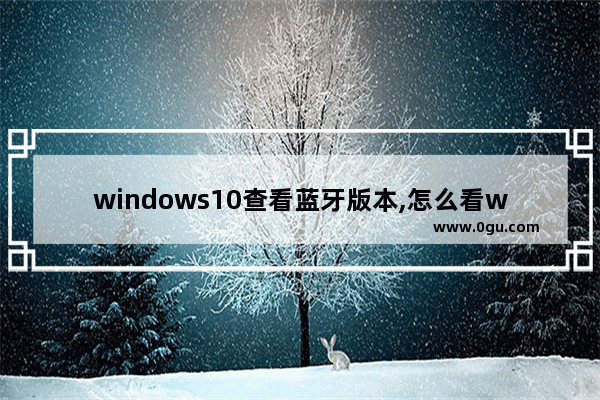 windows10查看蓝牙版本,怎么看win10有没有蓝牙