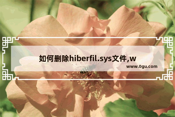 如何删除hiberfil.sys文件,win7hiberfil.sys怎么删除