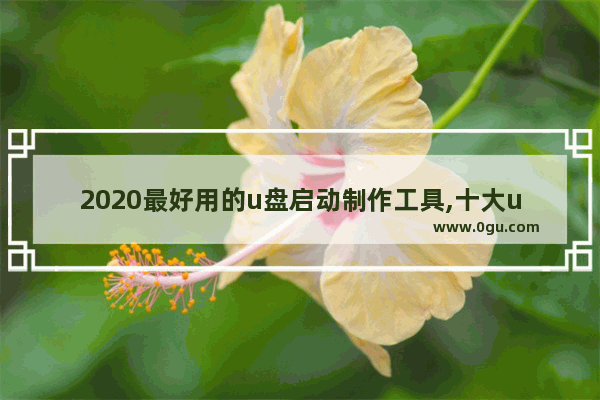 2020最好用的u盘启动制作工具,十大u盘启动盘制作软件,2019u盘装系统工具排行