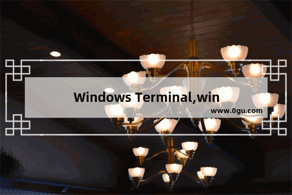 Windows Terminal,windows控制台常用命令