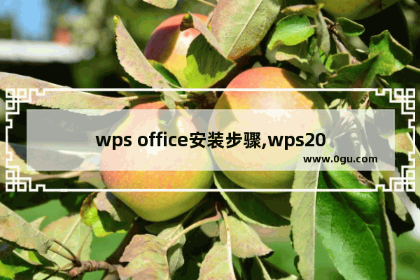 wps office安装步骤,wps2016安装教程