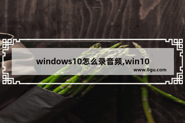 windows10怎么录音频,win10 音频输出