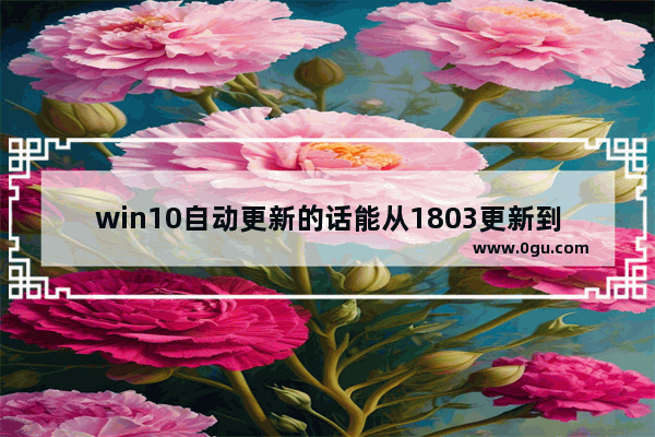 win10自动更新的话能从1803更新到1809吗 ,win101709怎么升级1809