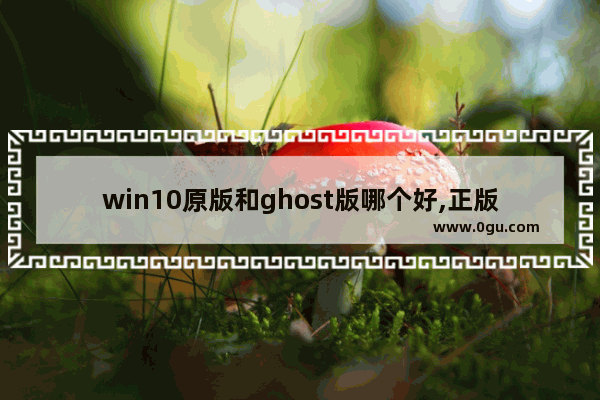 win10原版和ghost版哪个好,正版win10和ghost版本win10的安装过程有什么不同