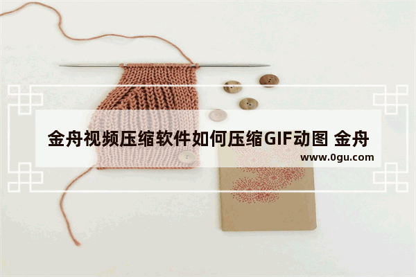 金舟视频压缩软件如何压缩GIF动图 金舟视频压缩软件压缩GIF动图方法