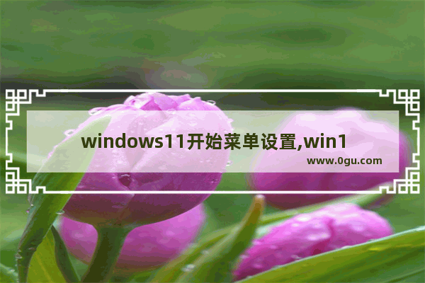 windows11开始菜单设置,win10开始菜单怎么自定义