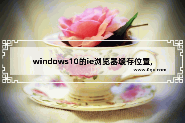 windows10的ie浏览器缓存位置,ie缓存在哪个文件夹