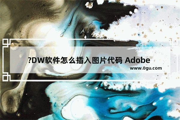 ?DW软件怎么插入图片代码 Adobe Dreamweaver中插入图片代码的方法教程