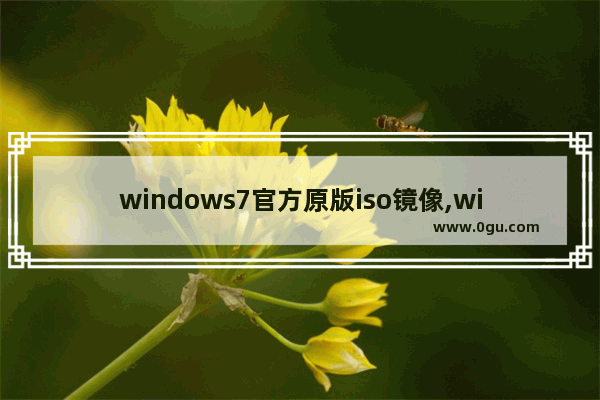 windows7官方原版iso镜像,win7旗舰版原版镜像iso安装