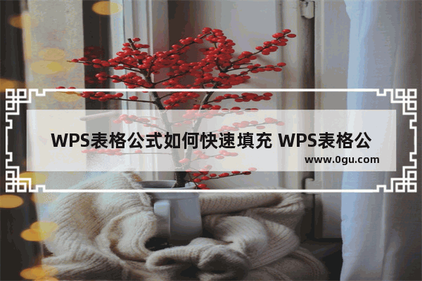 WPS表格公式如何快速填充 WPS表格公式快速填充的方法