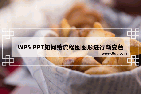 WPS PPT如何给流程图图形进行渐变色填充 WPS PPT给流程图图形进行渐变色填充的方法