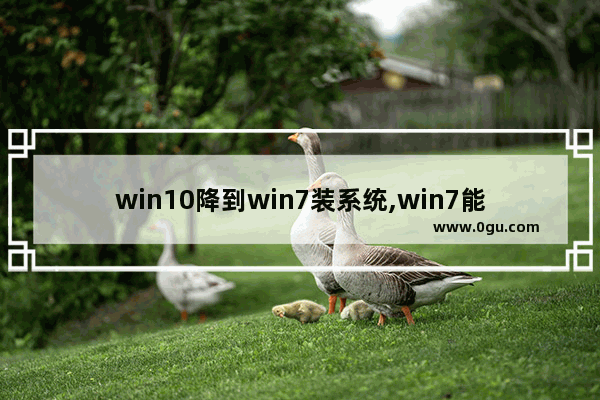 win10降到win7装系统,win7能自动升级win10吗