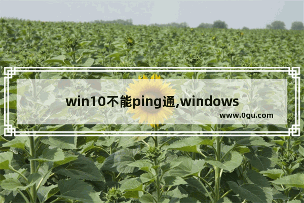 win10不能ping通,windows10网络ping不通