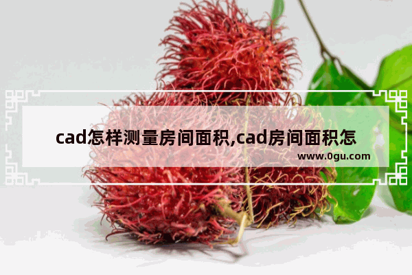 cad怎样测量房间面积,cad房间面积怎么测量