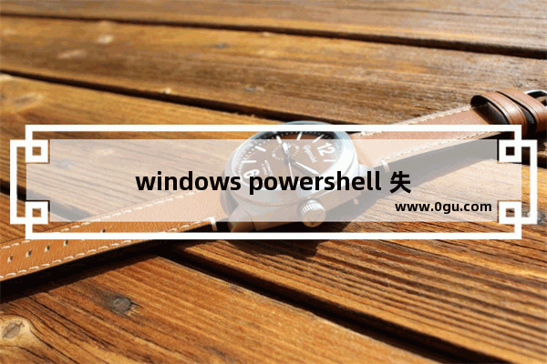 windows powershell 失败,powershell重置电脑