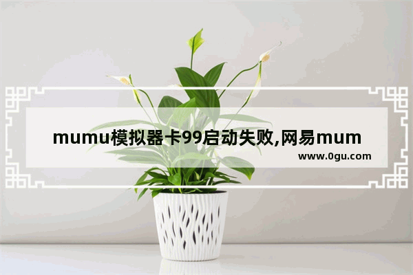 mumu模拟器卡99启动失败,网易mumu模拟器卡在百分之99