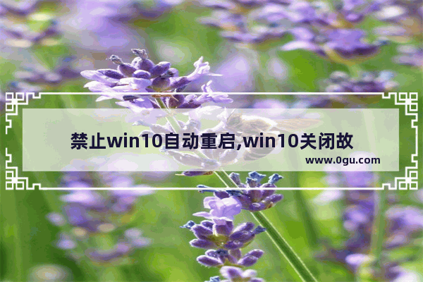 禁止win10自动重启,win10关闭故障重启