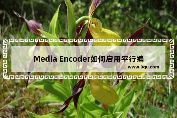 Media Encoder如何启用平行编码