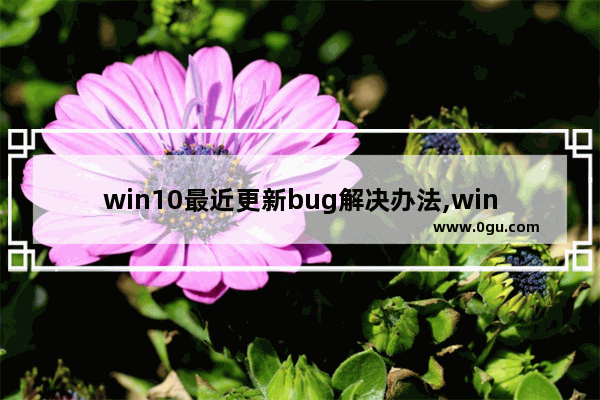 win10最近更新bug解决办法,window10最近更新是不是有bug