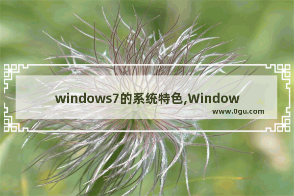 windows7的系统特色,Windows7旗舰版是什么系统