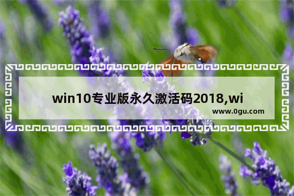 win10专业版永久激活码2018,win101909专业版激活码