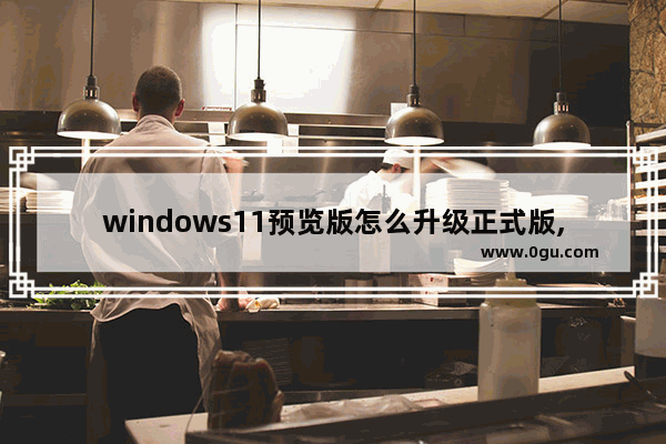 windows11预览版怎么升级正式版,win10怎么升级win11预览版