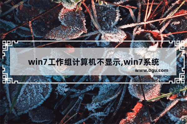 win7工作组计算机不显示,win7系统看不到工作组