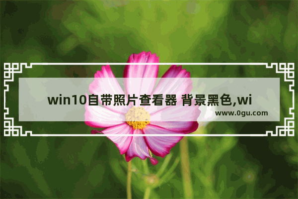 win10自带照片查看器 背景黑色,windows照片查看器颜色变黄