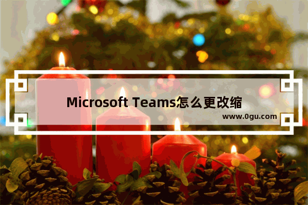 Microsoft Teams怎么更改缩放大小